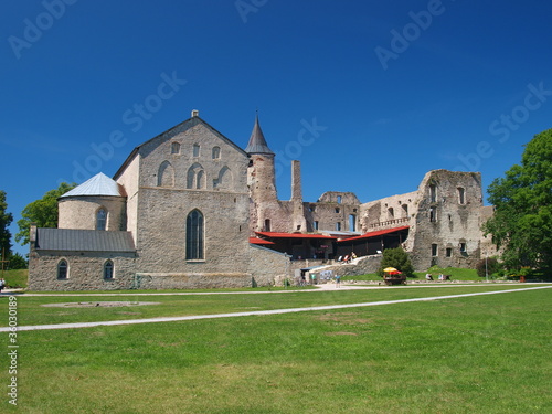 Haapsalu Episcopal Castle in clear day photo