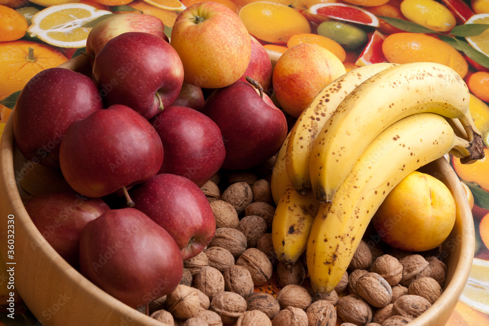 fruit's basket over the table