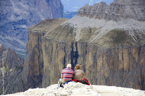Piz Ciavazes - Sellagrppe - Dolomiten - Alpen photo
