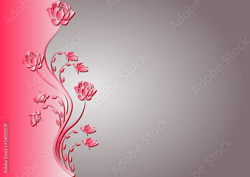 background rose