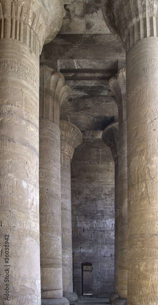around Edfu Temple of Horus
