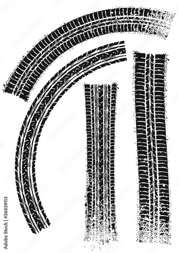 traces de pneu