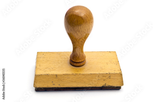 Fotografie Old wooden stamper