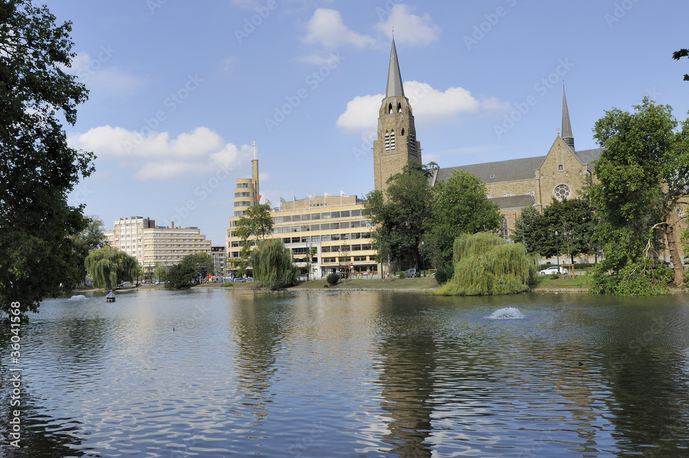 etang d'ixelles, brussles