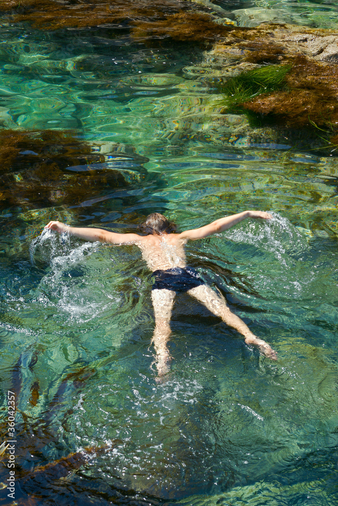 Swimming young man 14 Swimming young man 14