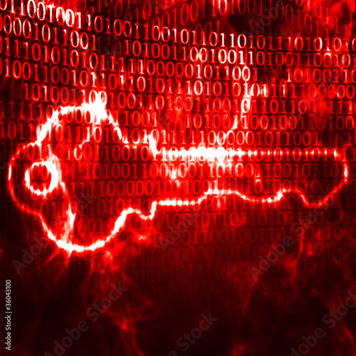 key and binary code password