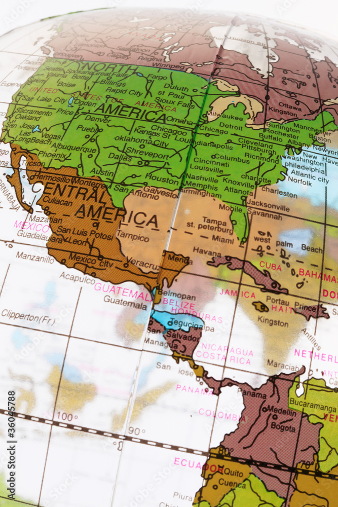 Obraz premium ビニールの地球儀