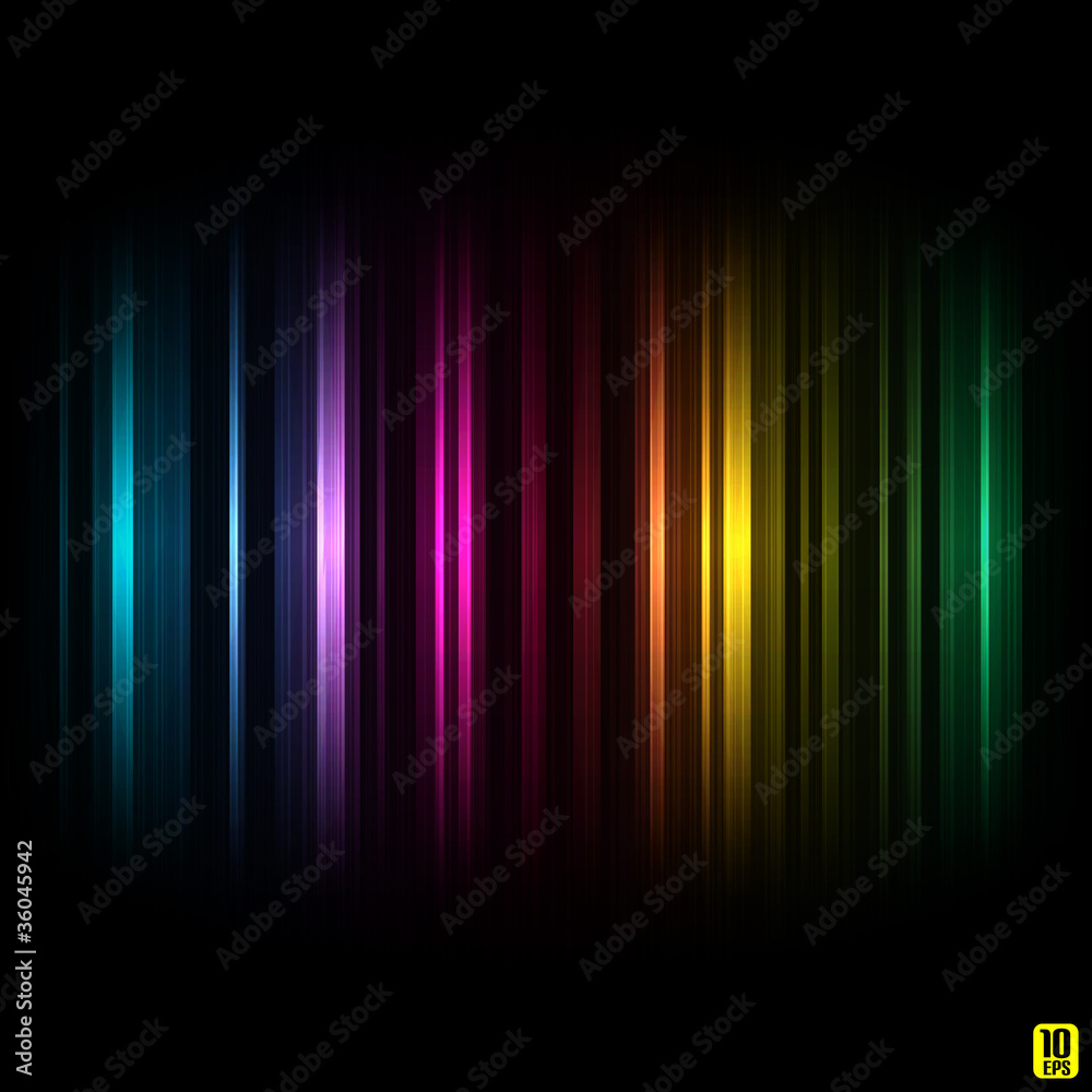 Spectrum. Abstract background. Vector illustration (eps10).
