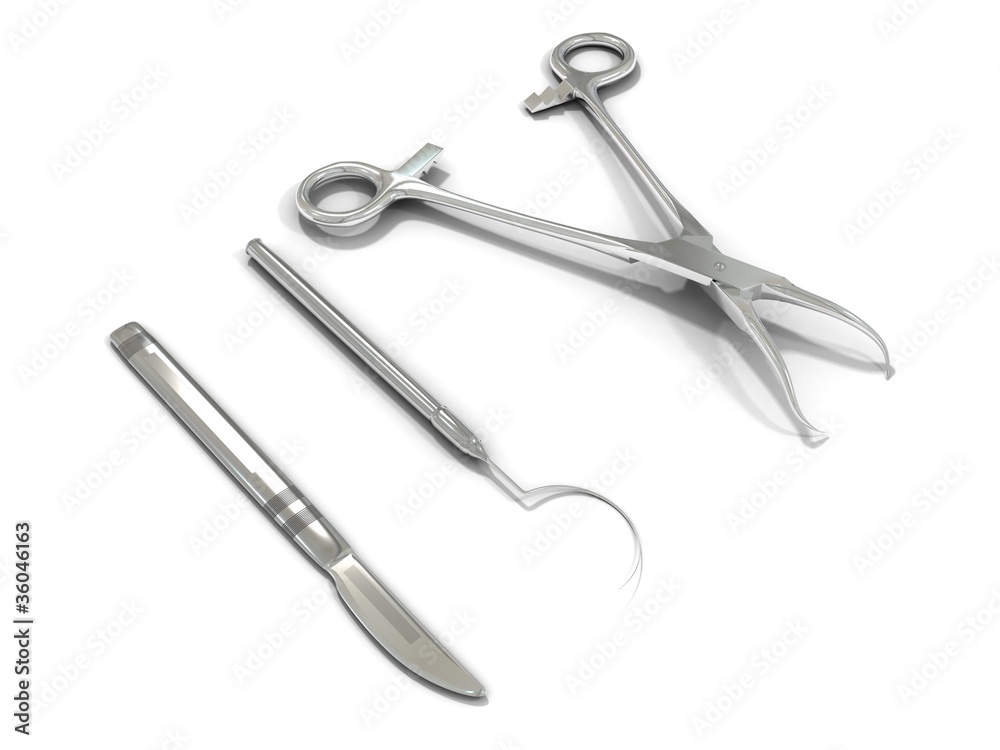 Surgeon's surgical tools and instruments Surgeon's surgical tools and instruments