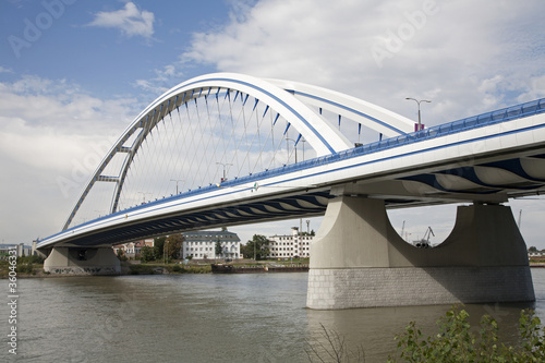 Bratislava - Apollo new arched bridge photo