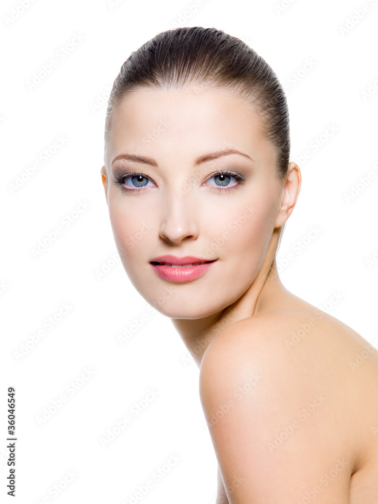 Beautiful woman with fresh clean skin Beautiful woman with fresh clean skin