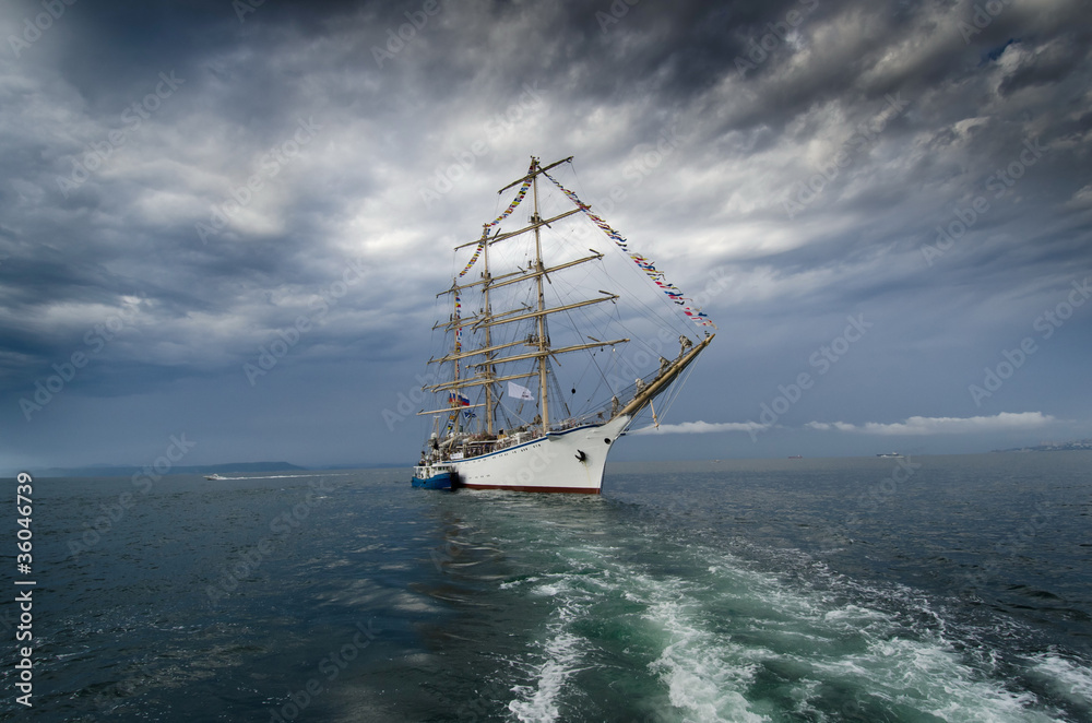Fototapeta premium Sail ship