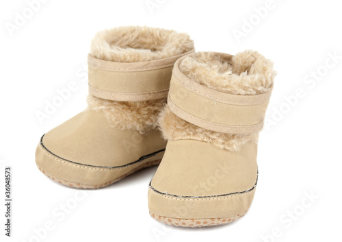 Tableau sur toile newborn shoes