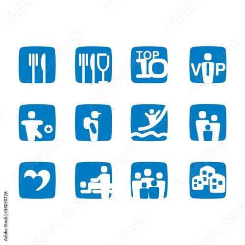 travel icons signs