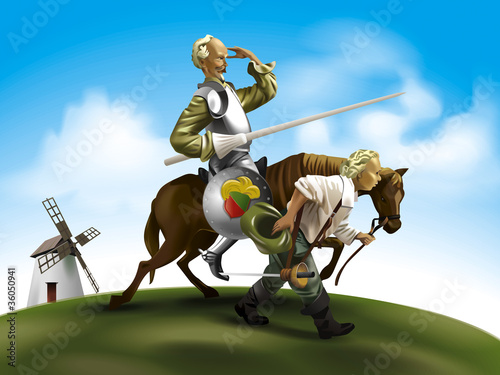 Don Quixote illustration photo