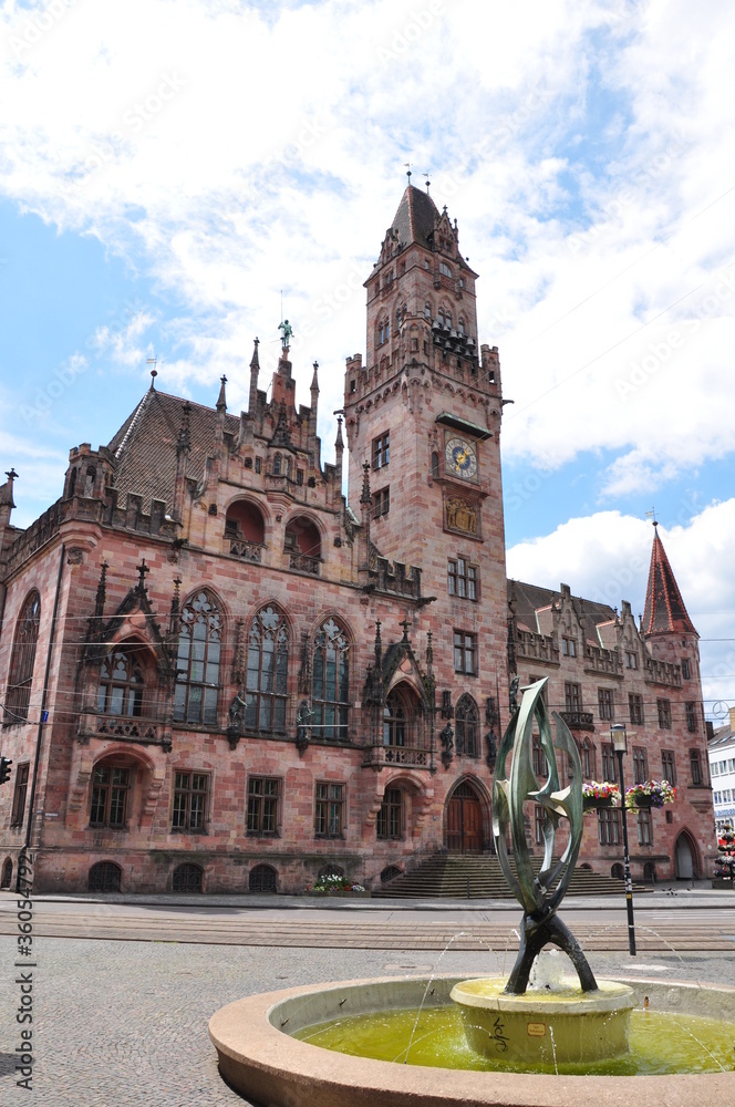 Fototapeta premium Rathaus St. Johann - Saarbrücken