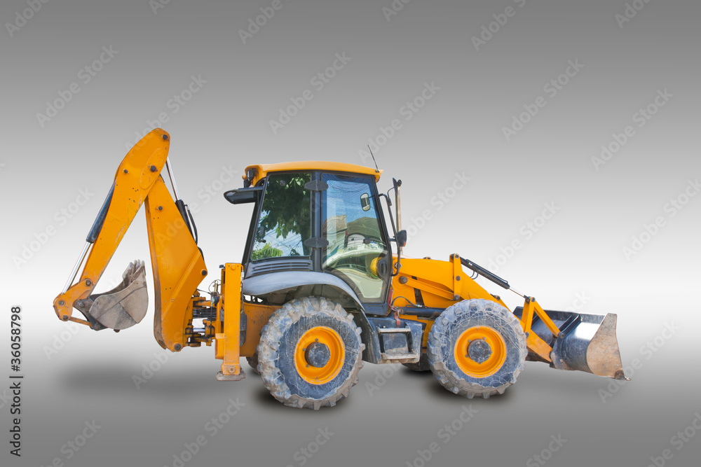Tractor with clipping path