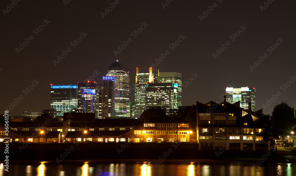 Obraz premium Skyscrapers in the backround