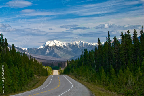 Highway in Kootenay National Park