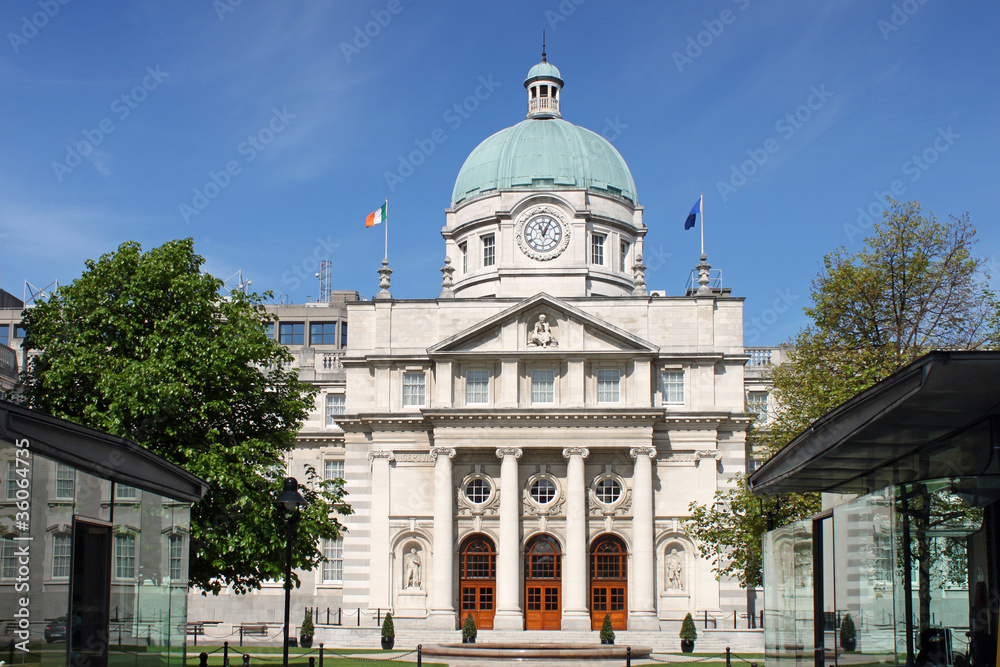 Fototapeta premium Government Buildings, Dublin, Ireland.
