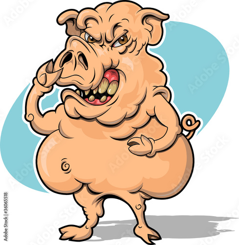 Angry Hog