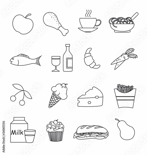 food and drink icons