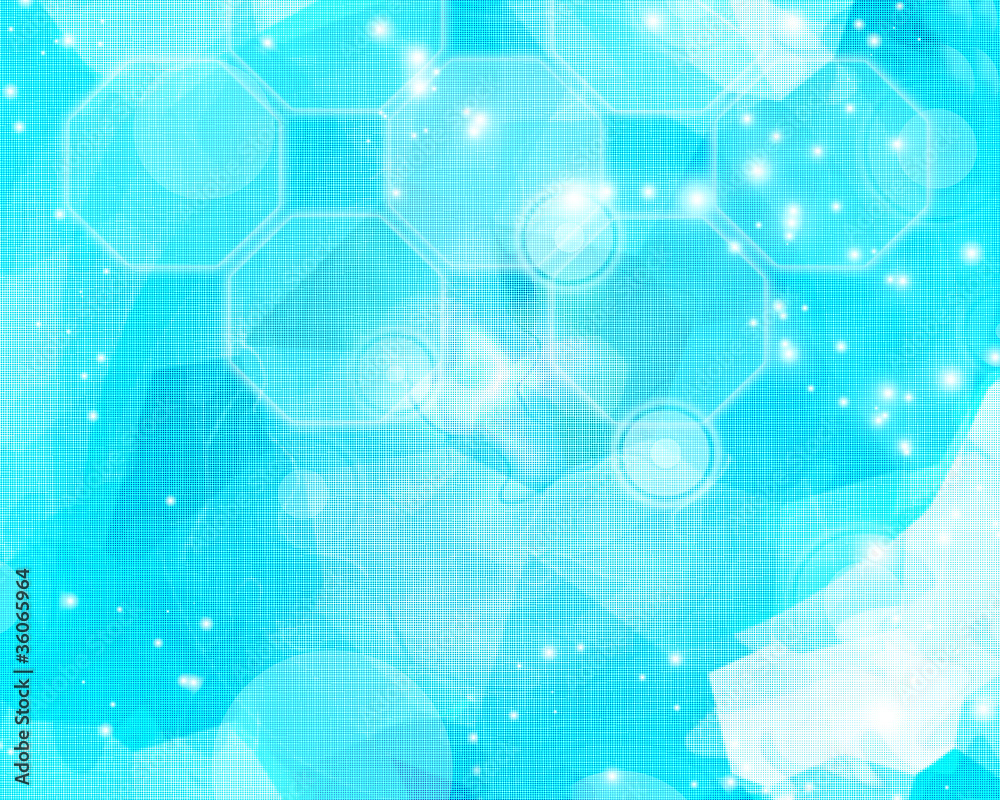 Obraz premium glowing blue background