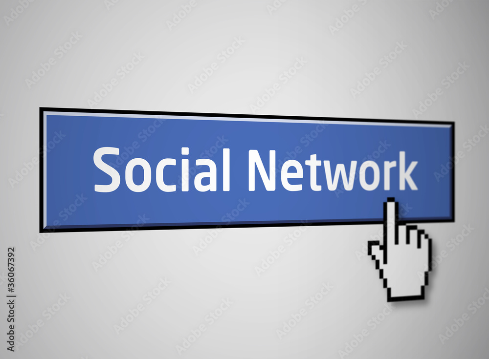 Social network button Social network button