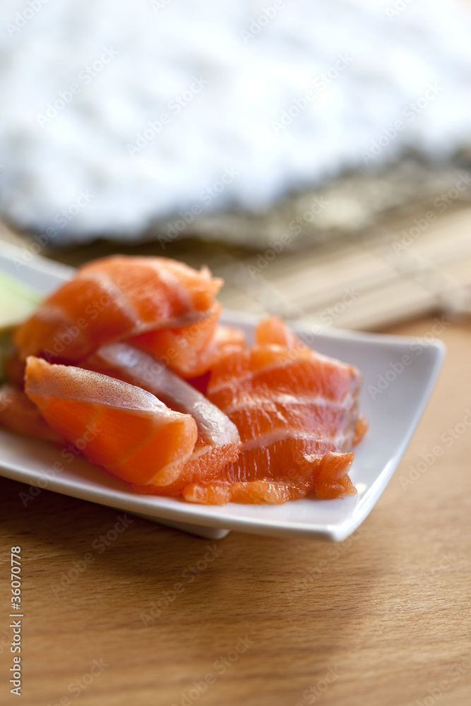 Poisson, saumon, recette, cuisine, cru, japonais Poisson, saumon, recette, cuisine, cru, japonais
