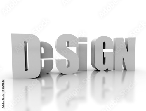 Design - word in 3d