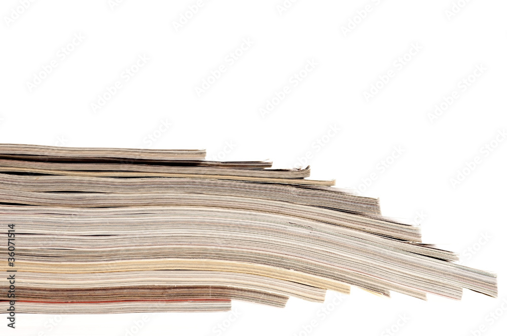 stack of magazines stack of magazines
