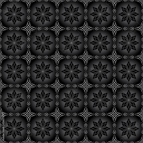 vector black pattern for background