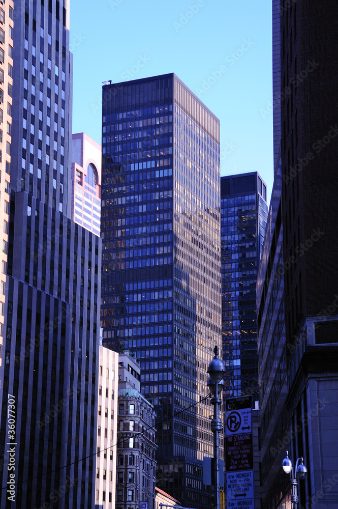 High-rise building of New York