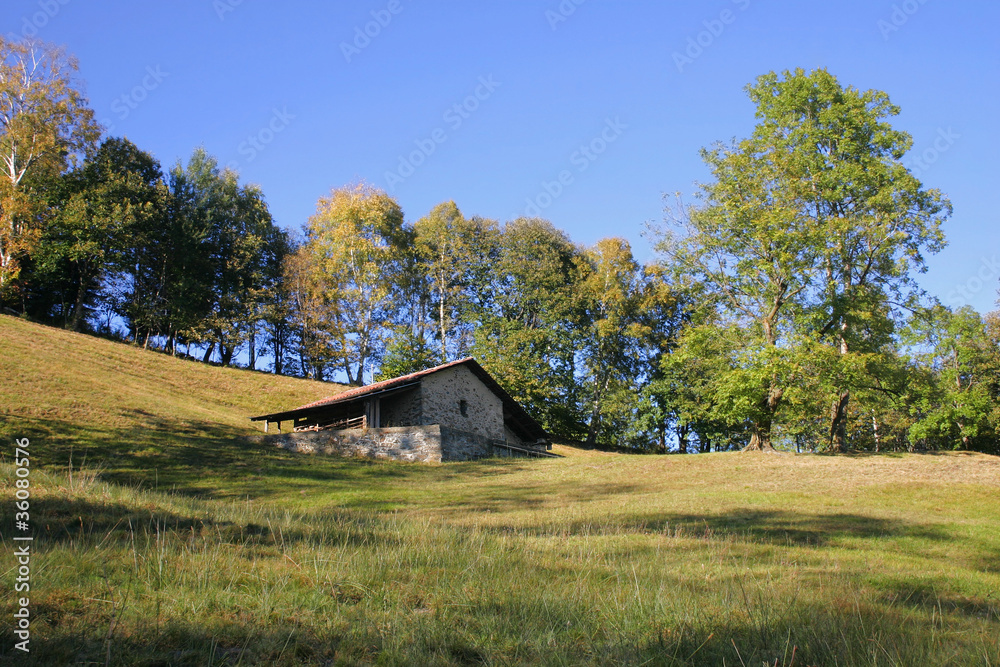 Obraz premium Italian alps chalet