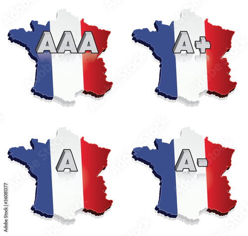 Notation de la France : AAA A+ A- A