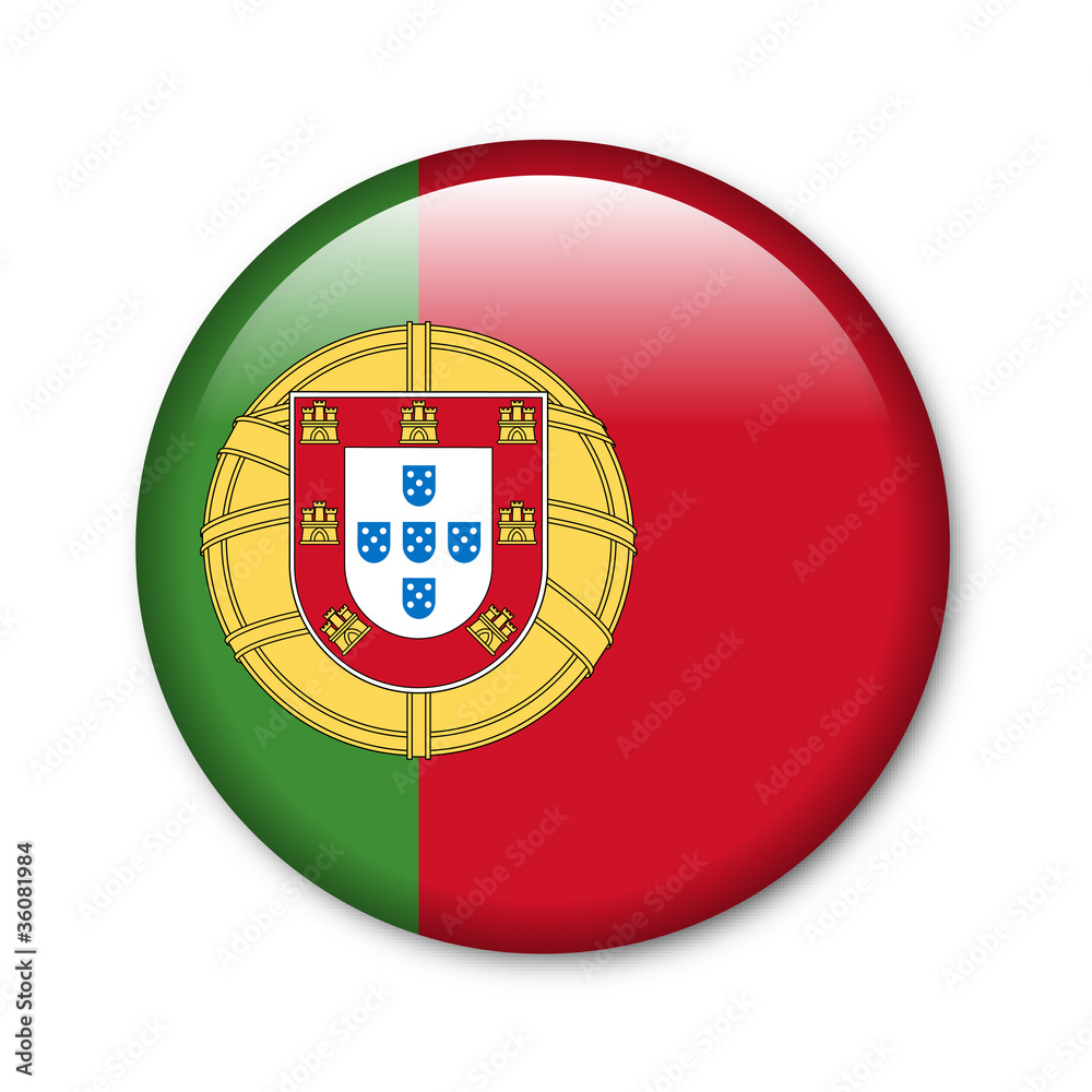 Obraz premium Portugal - Button