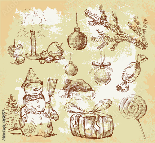 christmas seamless pattern