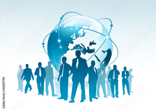 concept global business
