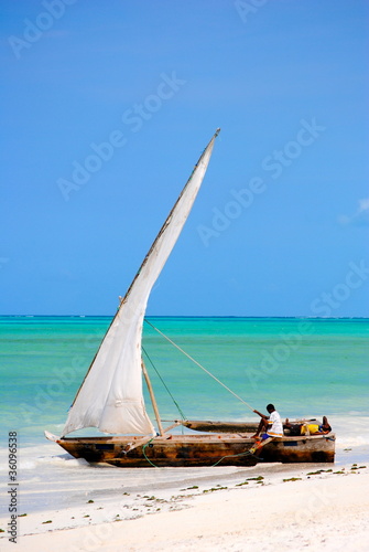 La spiaggia di Zanzibar