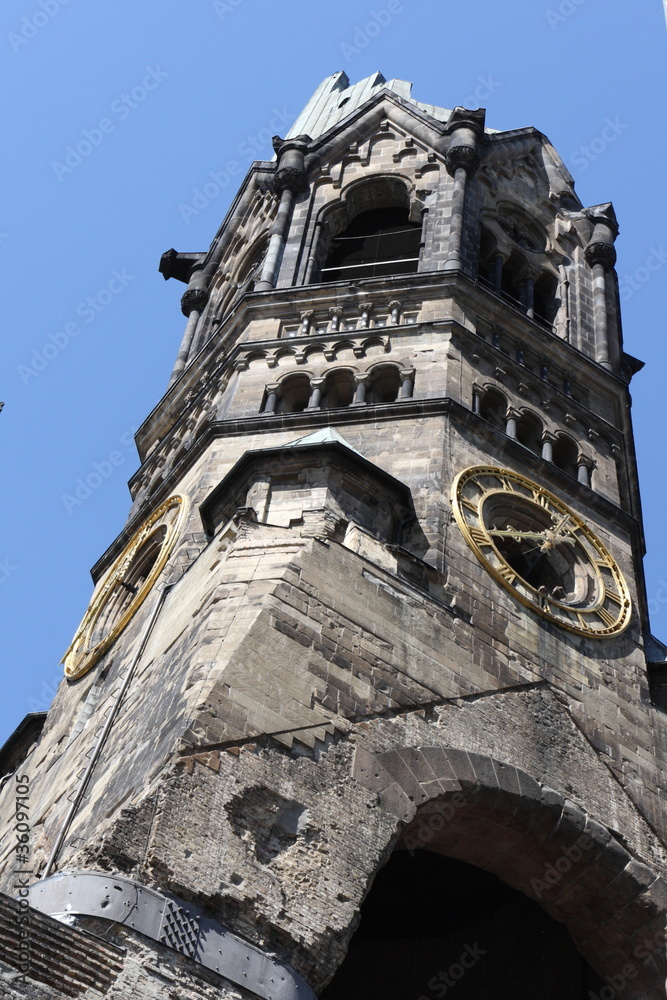 Obraz premium Berlin - Kaiser Wilhelm Gedächtniskirche