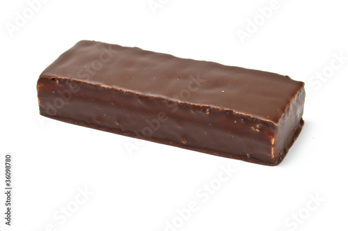 Chocolate bar with skimmings filling