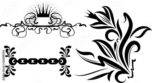 Design elements for tattoo