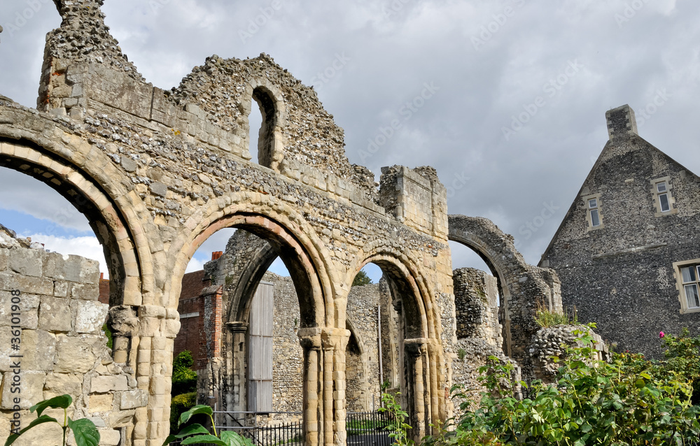 Ruins at Canterbury