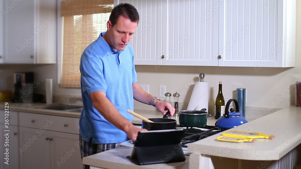 Man Cooking Man Cooking