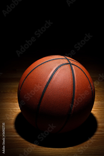 Basketball on court © bradcalkins