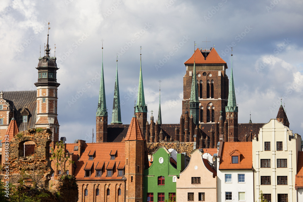 Obraz premium Old Town in Gdansk