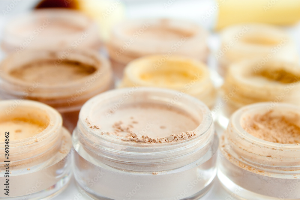 mineral make-up, powder, blush, eye shadows mineral make-up, powder, blush, eye shadows