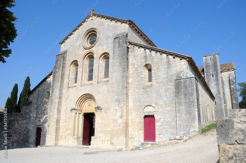 Chapel in former Cistercian monastery Silvacane Abbey in France