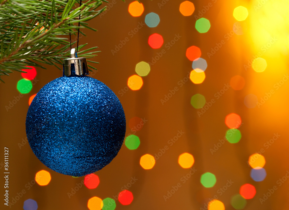 Fototapeta premium Christmas-tree decorations