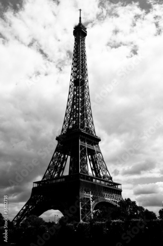 Eiffel tower - view from Seine river